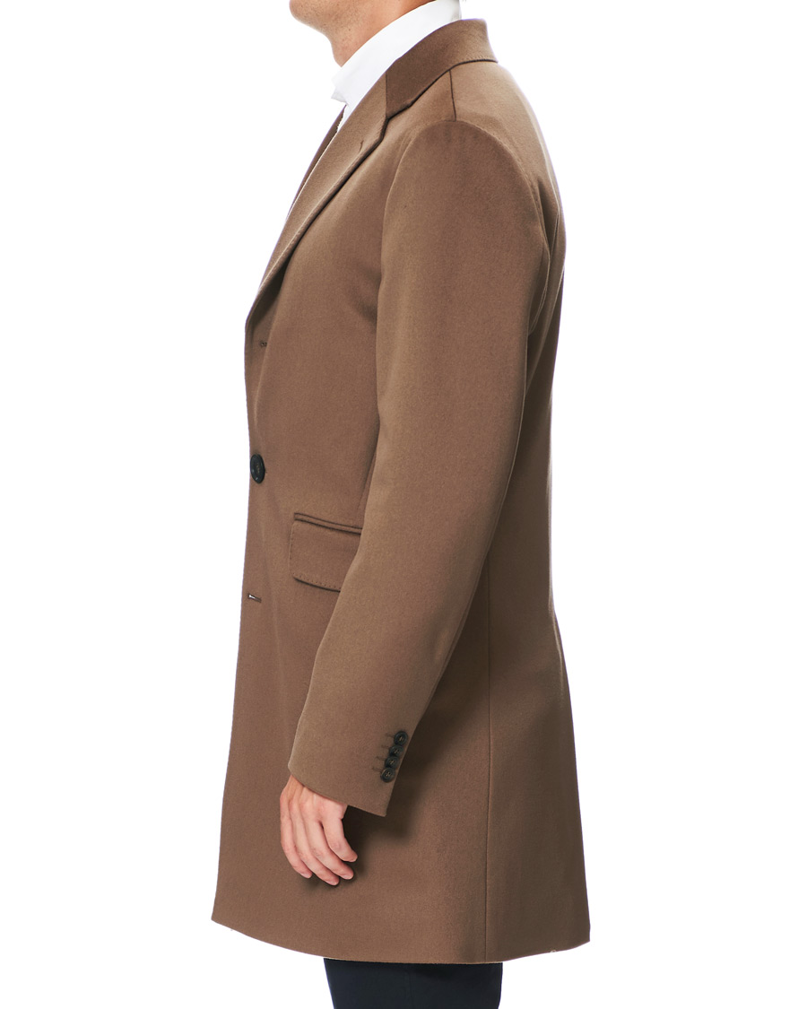 Herr | Jackor | Oscar Jacobson | Sonny Loro Piana Wool Coat Camel