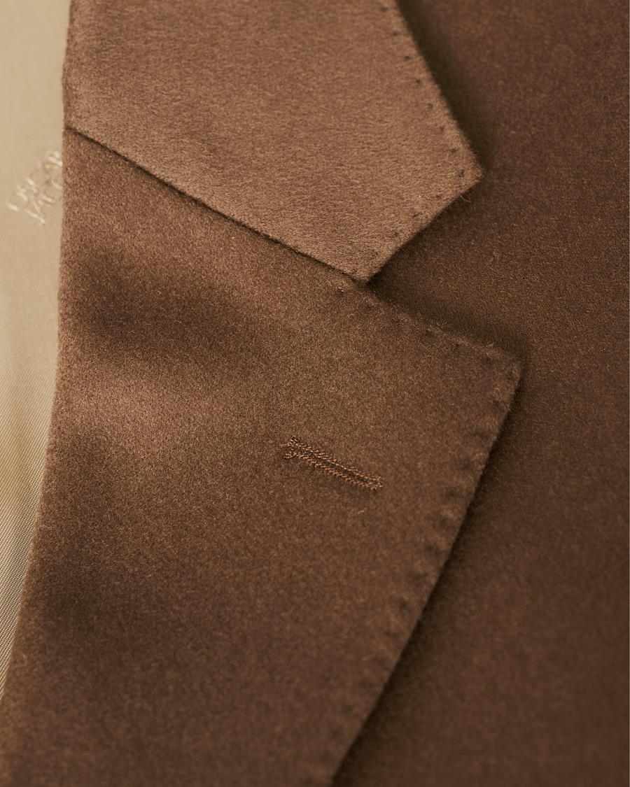 Herr | Jackor | Oscar Jacobson | Sonny Loro Piana Wool Coat Camel