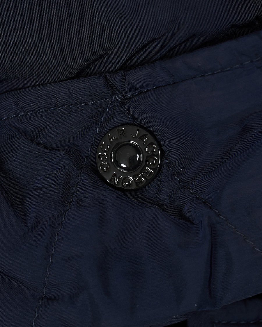 Herr | Jackor | Oscar Jacobson | Clayton Lightweight Puffer Coat Navy