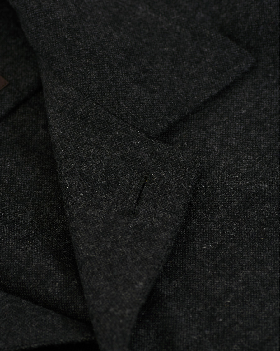 Herr | Skjortor | Oscar Jacobson | Hampus Wool Shirt Jacket Grey