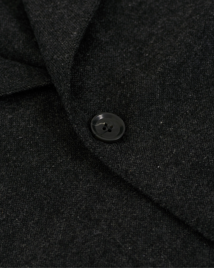 Herr | Skjortor | Oscar Jacobson | Hampus Wool Shirt Jacket Grey