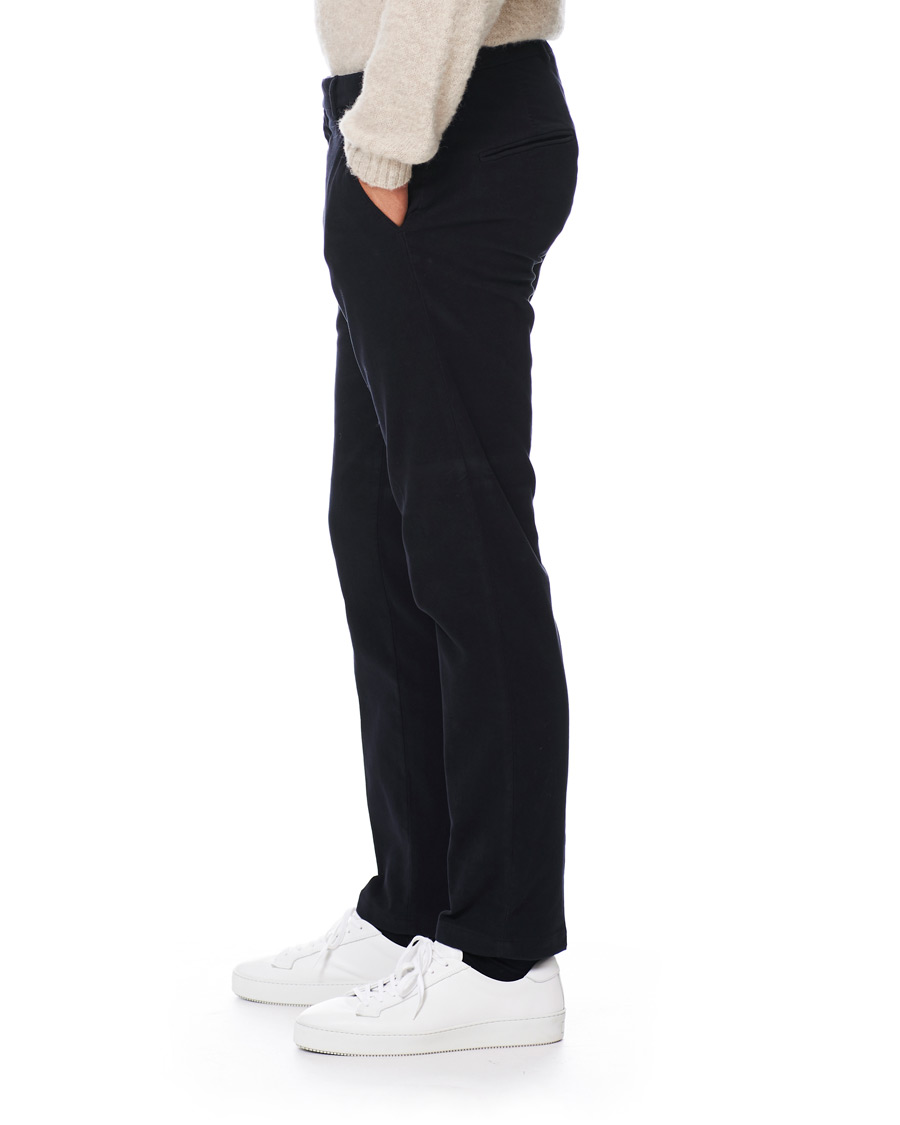 Herr | Byxor | Oscar Jacobson | Denz Moleskin Trousers Navy