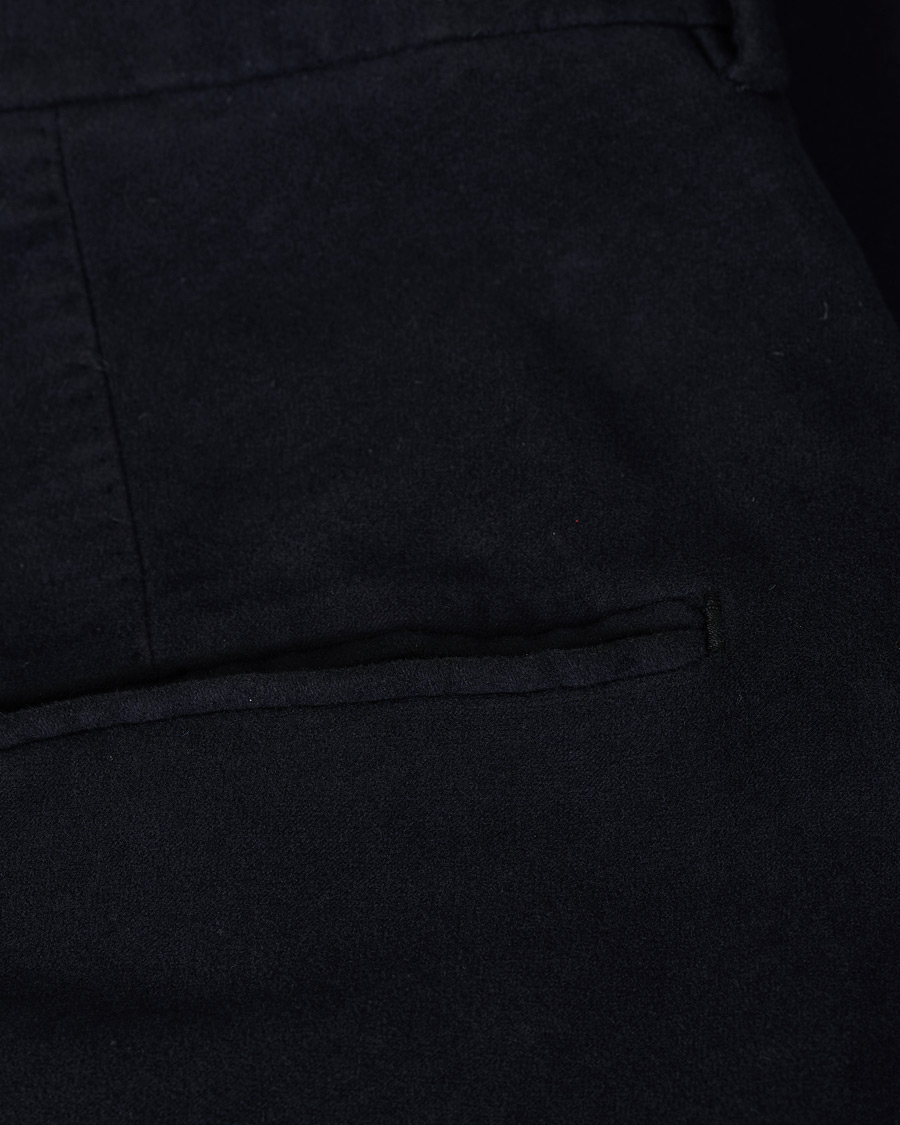 Herr | Byxor | Oscar Jacobson | Denz Moleskin Trousers Navy