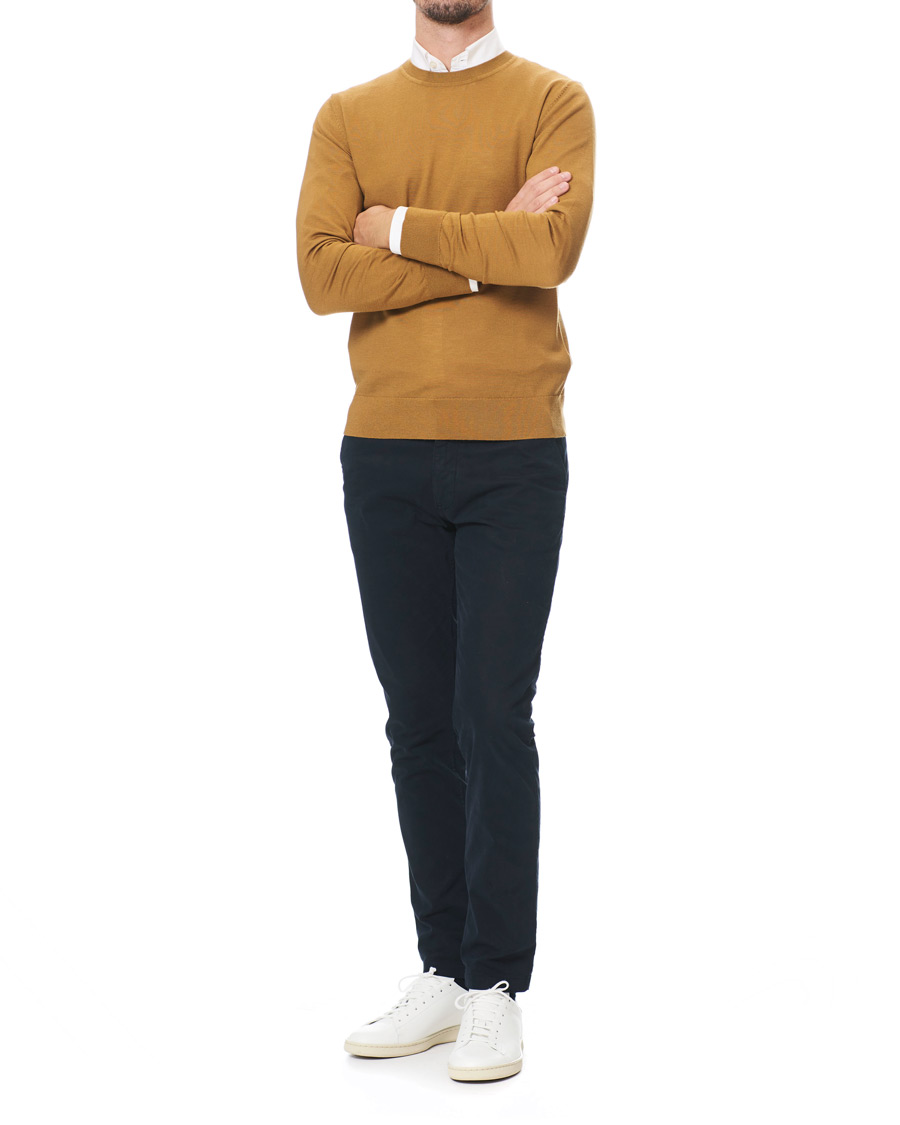 Herr | Tröjor | Samsøe Samsøe | Samsøe & Samsøe Flemming Superfine Merino Wool Crew Neck Cumin