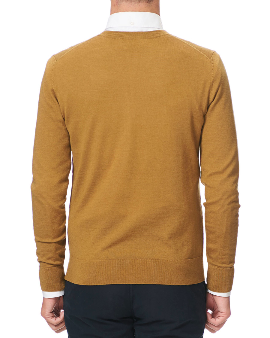 Herr | Tröjor | Samsøe Samsøe | Samsøe & Samsøe Flemming Superfine Merino Wool Crew Neck Cumin