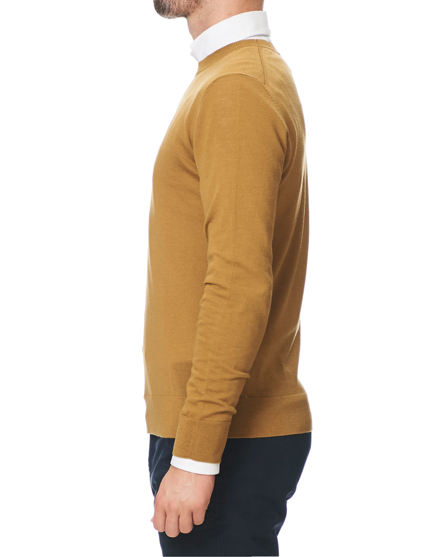 Herr | Tröjor | Samsøe Samsøe | Samsøe & Samsøe Flemming Superfine Merino Wool Crew Neck Cumin