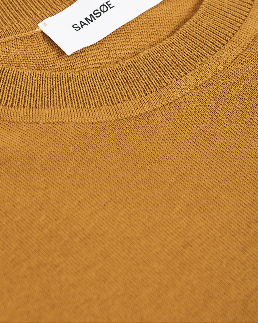 Herr | Tröjor | Samsøe Samsøe | Samsøe & Samsøe Flemming Superfine Merino Wool Crew Neck Cumin