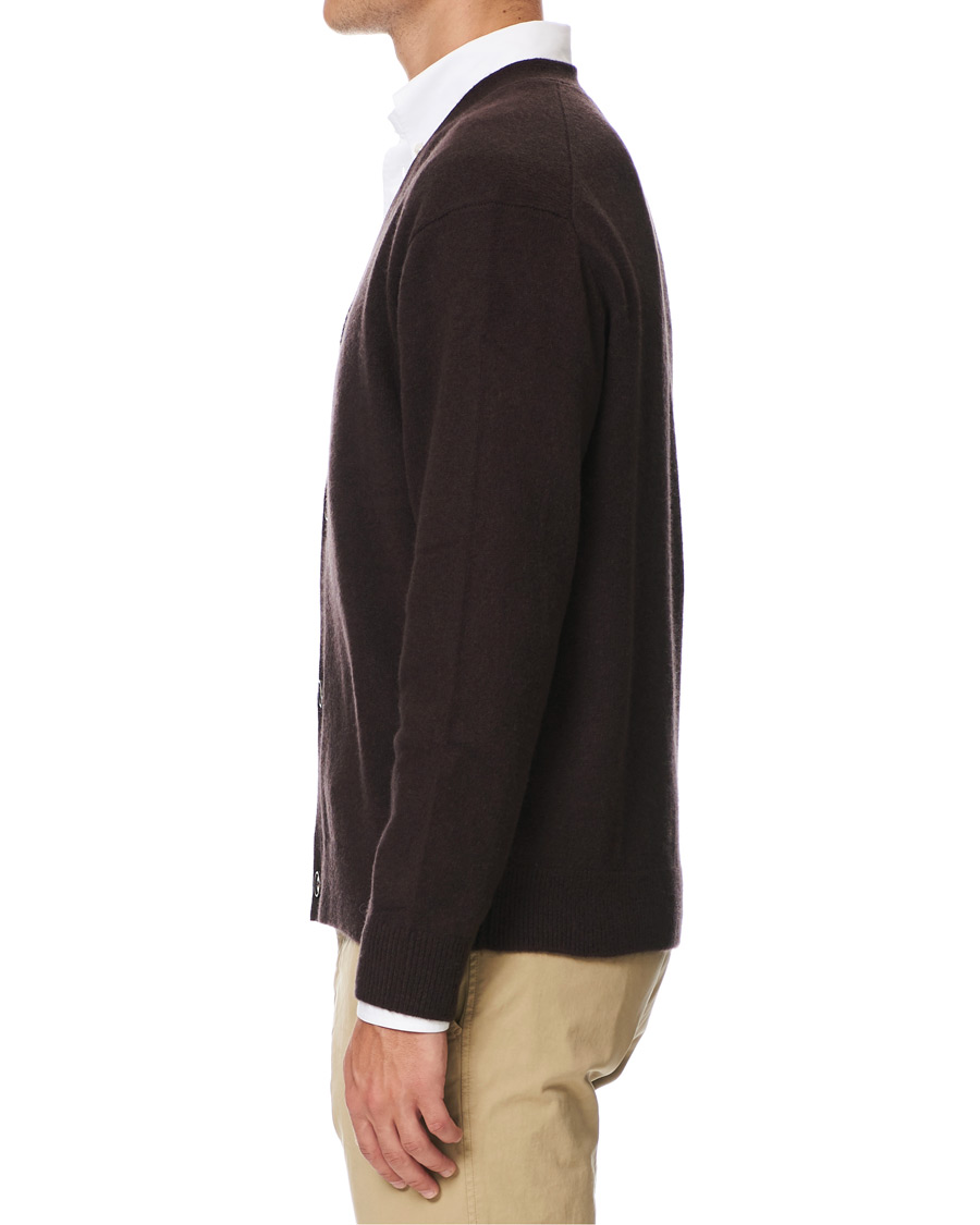 Herr | Tröjor | Samsøe Samsøe | Samsøe & Samsøe Viktor Knitted Wool Cardigan Mole