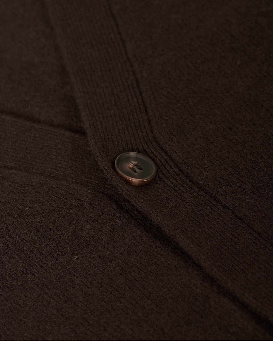 Herr | Tröjor | Samsøe Samsøe | Samsøe & Samsøe Viktor Knitted Wool Cardigan Mole