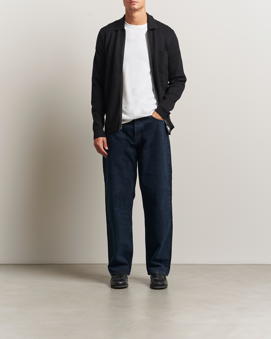 Herr | Tröjor | Samsøe Samsøe | Guna Full Zip Black