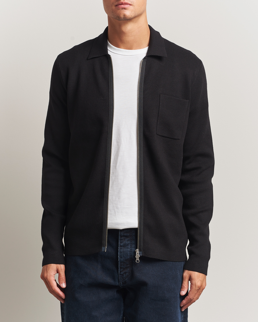 Herr | Tröjor | Samsøe Samsøe | Guna Full Zip Black