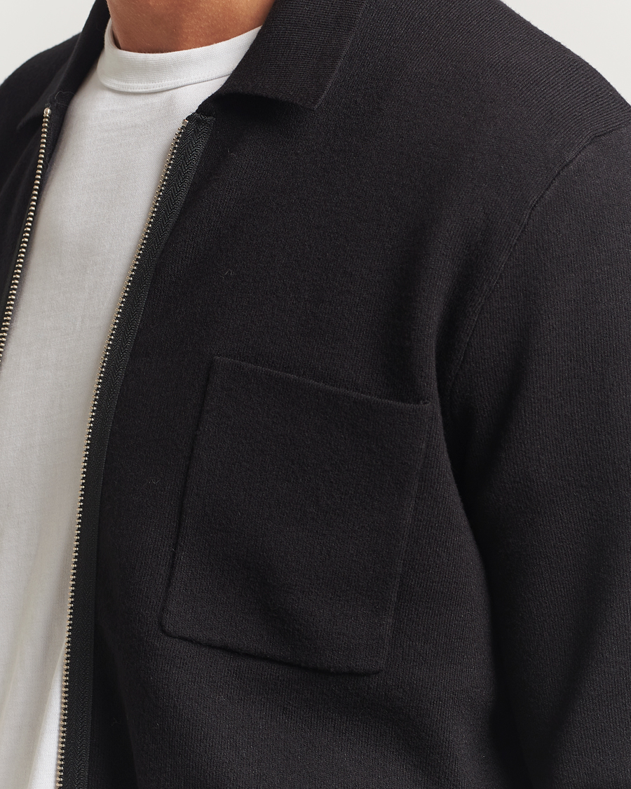 Herr | Tröjor | Samsøe Samsøe | Guna Full Zip Black