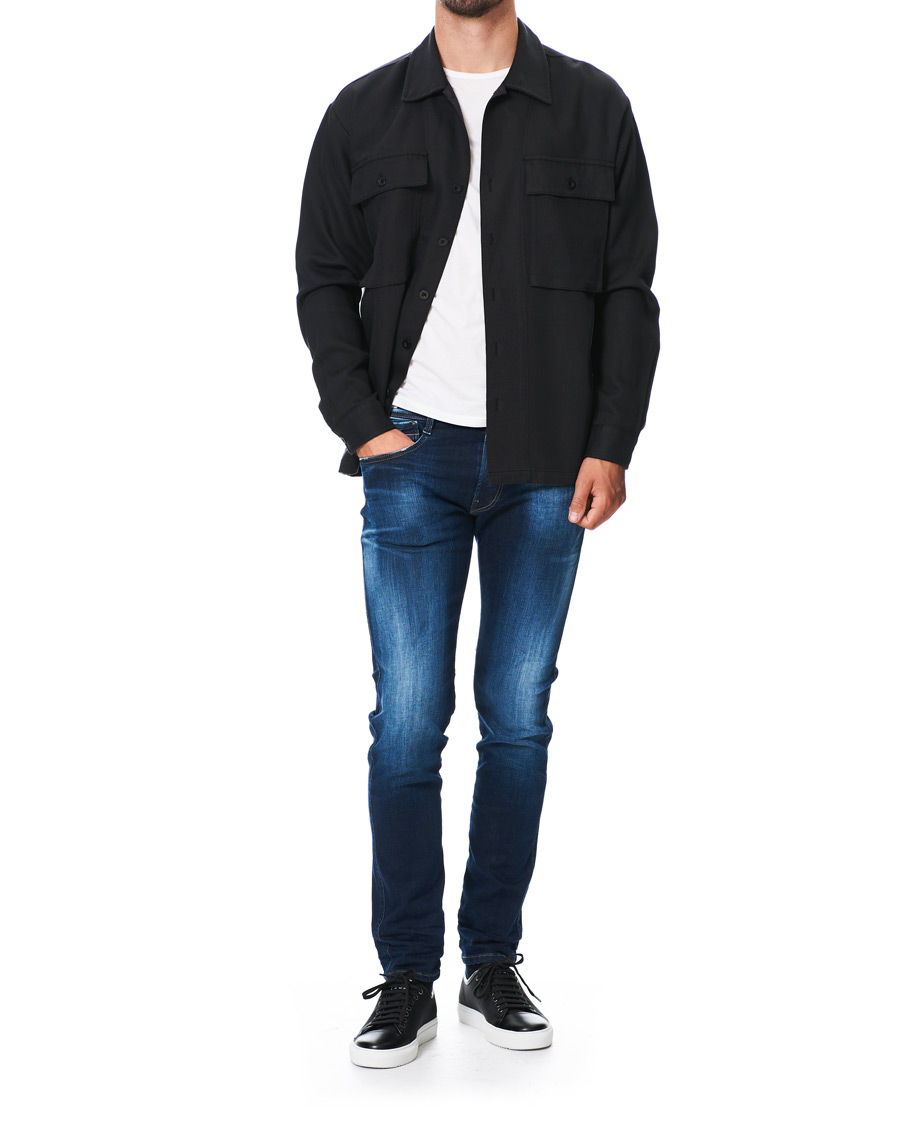 Herr | Skjortor | Samsøe Samsøe | Samsøe & Samsøe Vega Lyocell/Cotton Overshirt Black