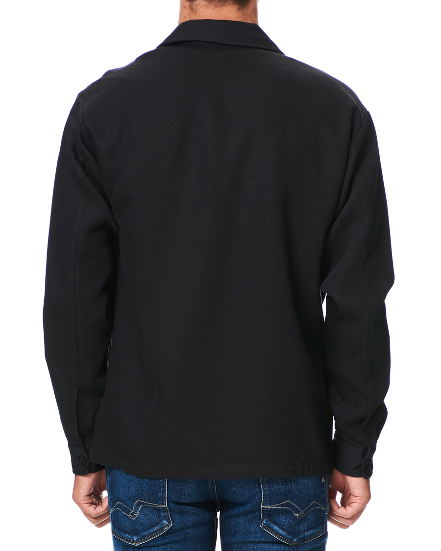 Herr | Skjortor | Samsøe Samsøe | Samsøe & Samsøe Vega Lyocell/Cotton Overshirt Black