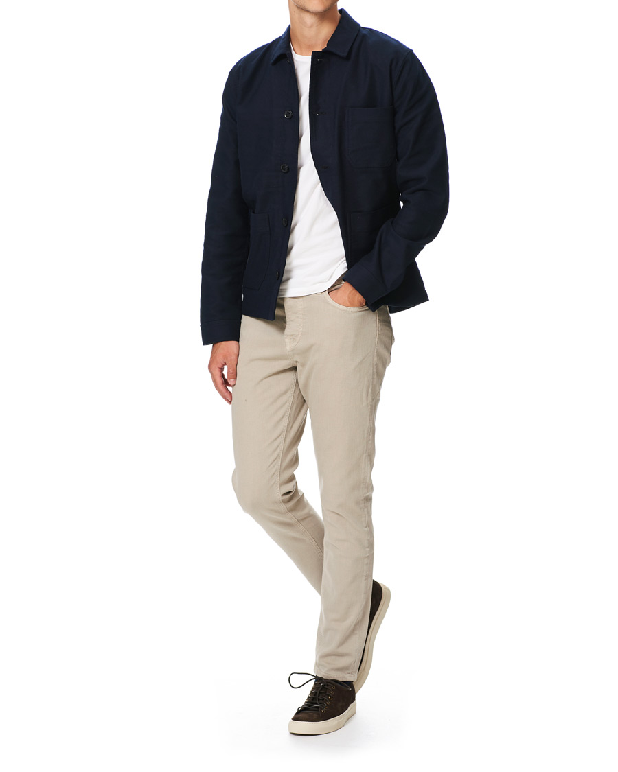 Herr | Skjortor | Samsøe Samsøe | Samsøe & Samsøe Cotton Worker Jacket Sky Captain