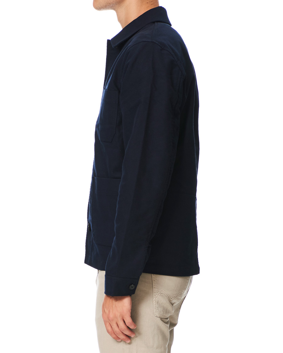 Herr | Skjortor | Samsøe Samsøe | Samsøe & Samsøe Cotton Worker Jacket Sky Captain