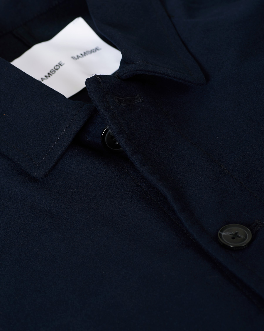 Herr | Skjortor | Samsøe Samsøe | Samsøe & Samsøe Cotton Worker Jacket Sky Captain