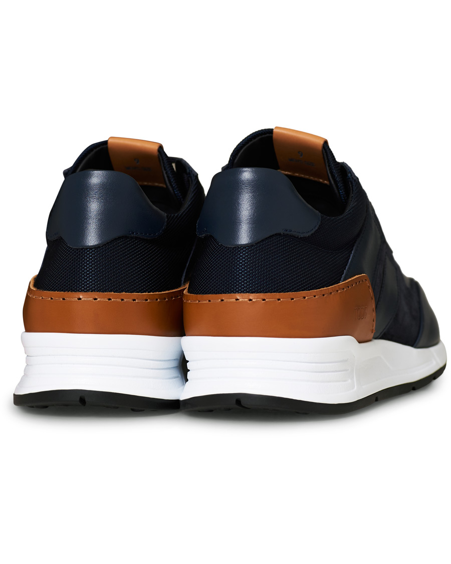 Herr | Tod's Allaciato Luxury Running Sneaker Navy Calf | Tod's | Allaciato Luxury Running Sneaker Navy Calf