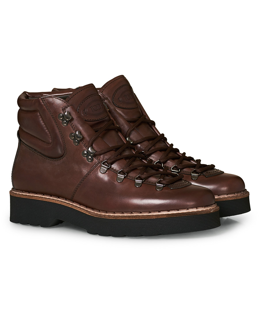 Herr | Tod's Hiking Winter Boot Dark Brown Calf | Tod's | Hiking Winter Boot Dark Brown Calf
