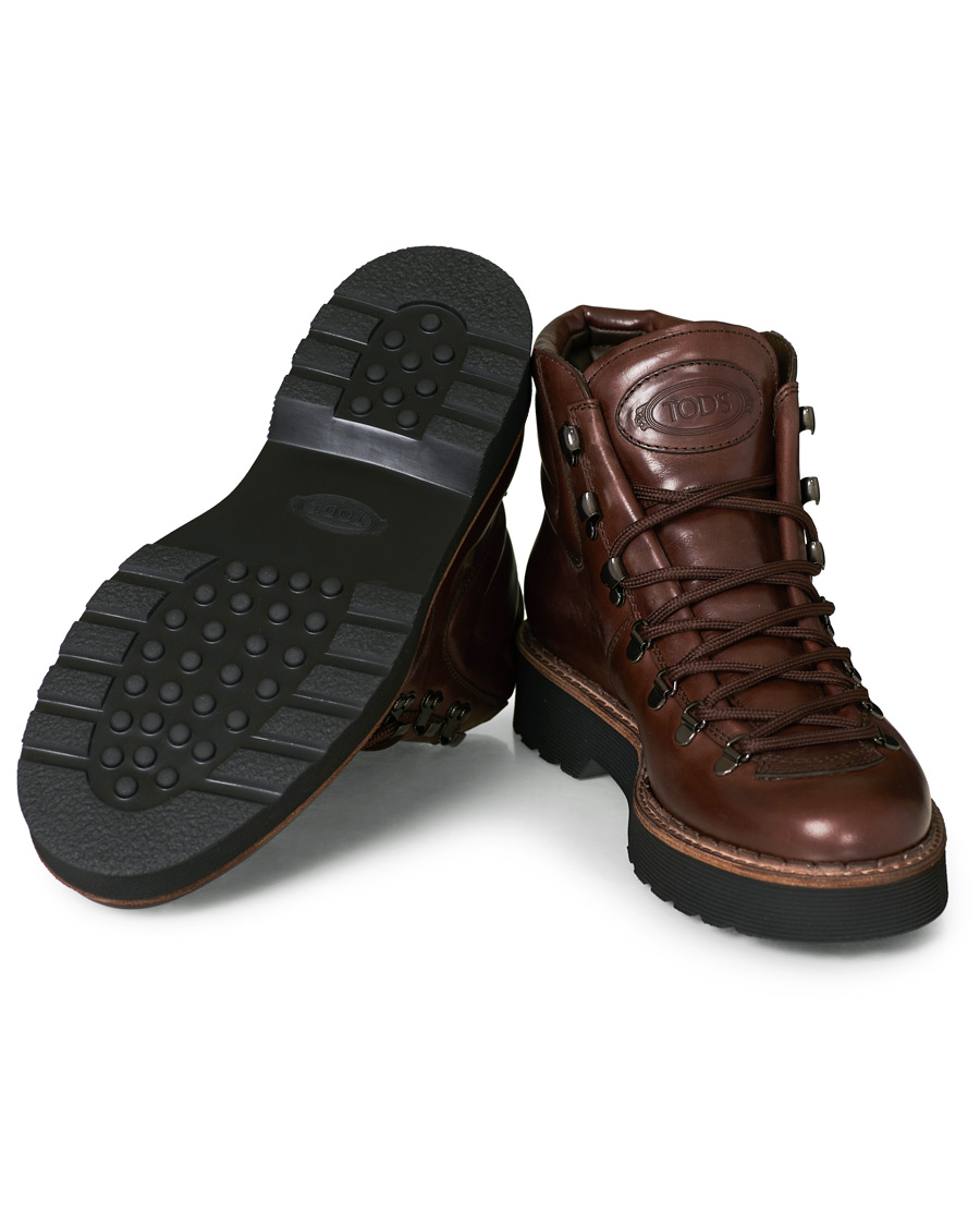 Herr | Tod's Hiking Winter Boot Dark Brown Calf | Tod's | Hiking Winter Boot Dark Brown Calf