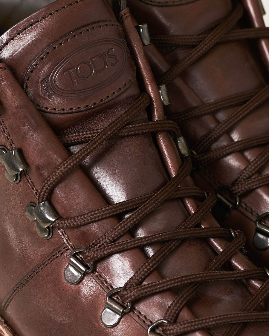 Herr | Tod's Hiking Winter Boot Dark Brown Calf | Tod's | Hiking Winter Boot Dark Brown Calf