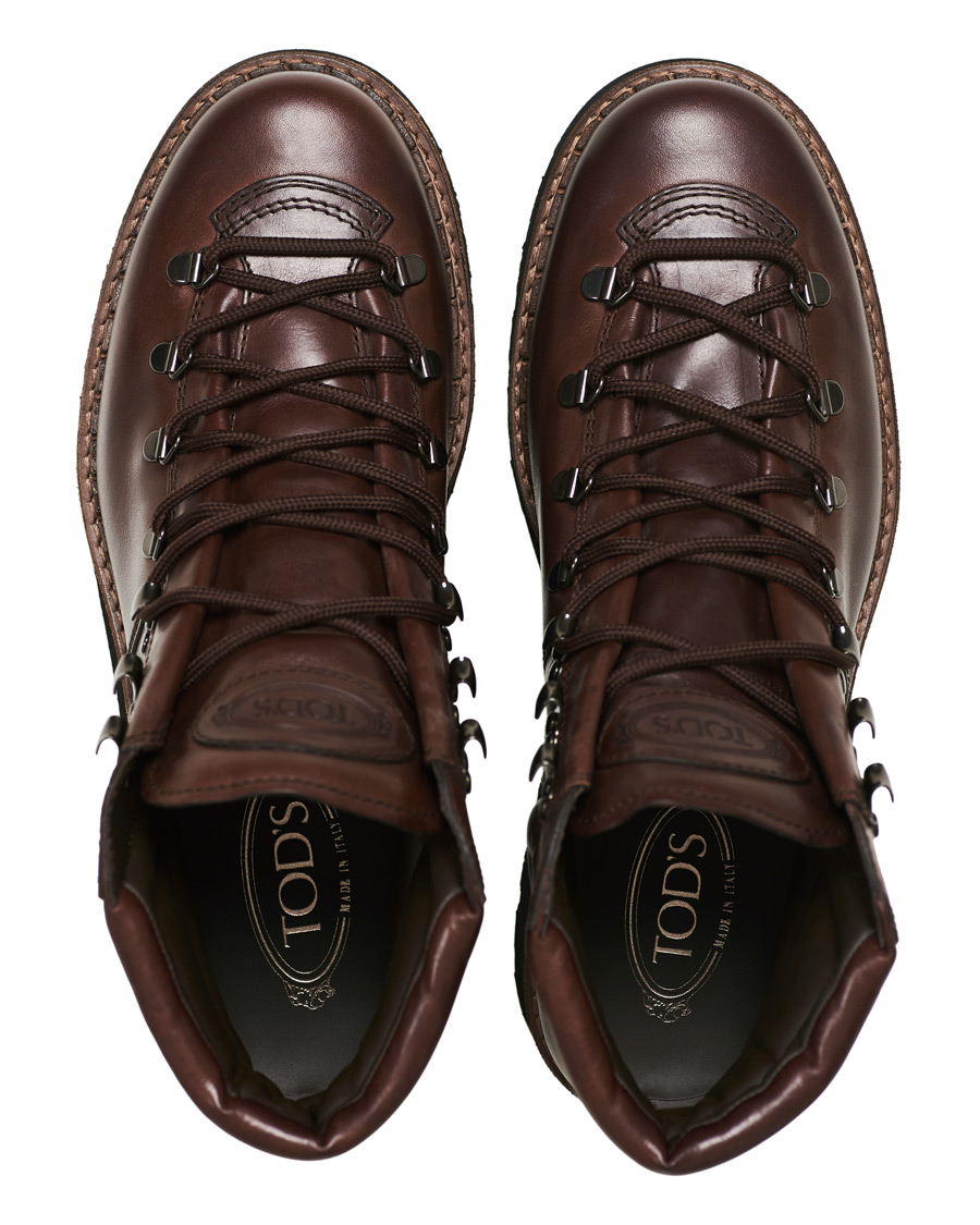 Herr | Tod's Hiking Winter Boot Dark Brown Calf | Tod's | Hiking Winter Boot Dark Brown Calf