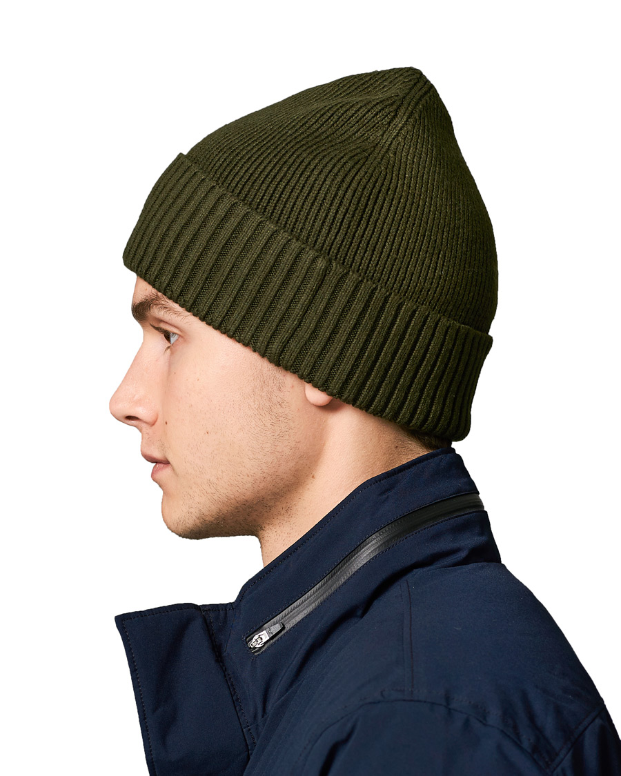 Herr | Tommy Hilfiger Pima Cotton Beanie Green | Tommy Hilfiger | Pima Cotton Beanie Green