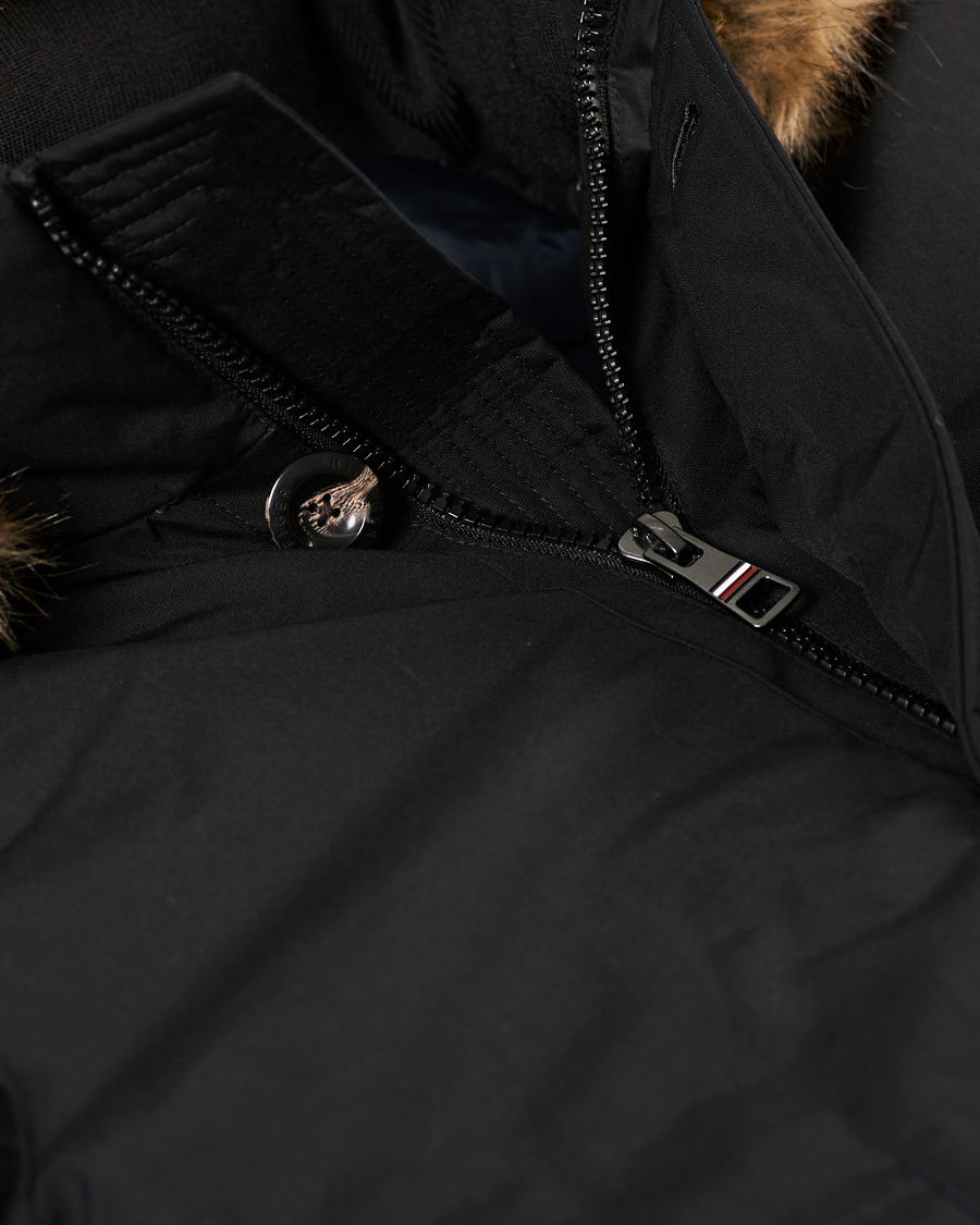 Herr | Jackor | Tommy Hilfiger | Hampton Fake Fur Down Bomber Jacket Black