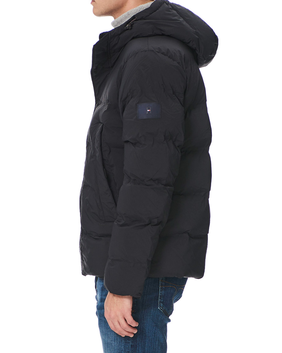 Herr | Jackor | Tommy Hilfiger | Hooded Stretch Bomber Jacket Black