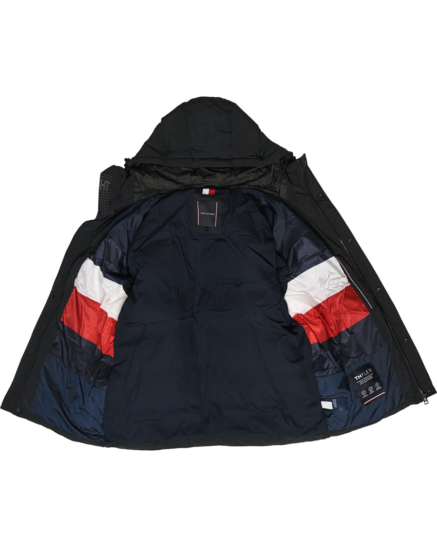Herr | Jackor | Tommy Hilfiger | Hooded Stretch Bomber Jacket Black
