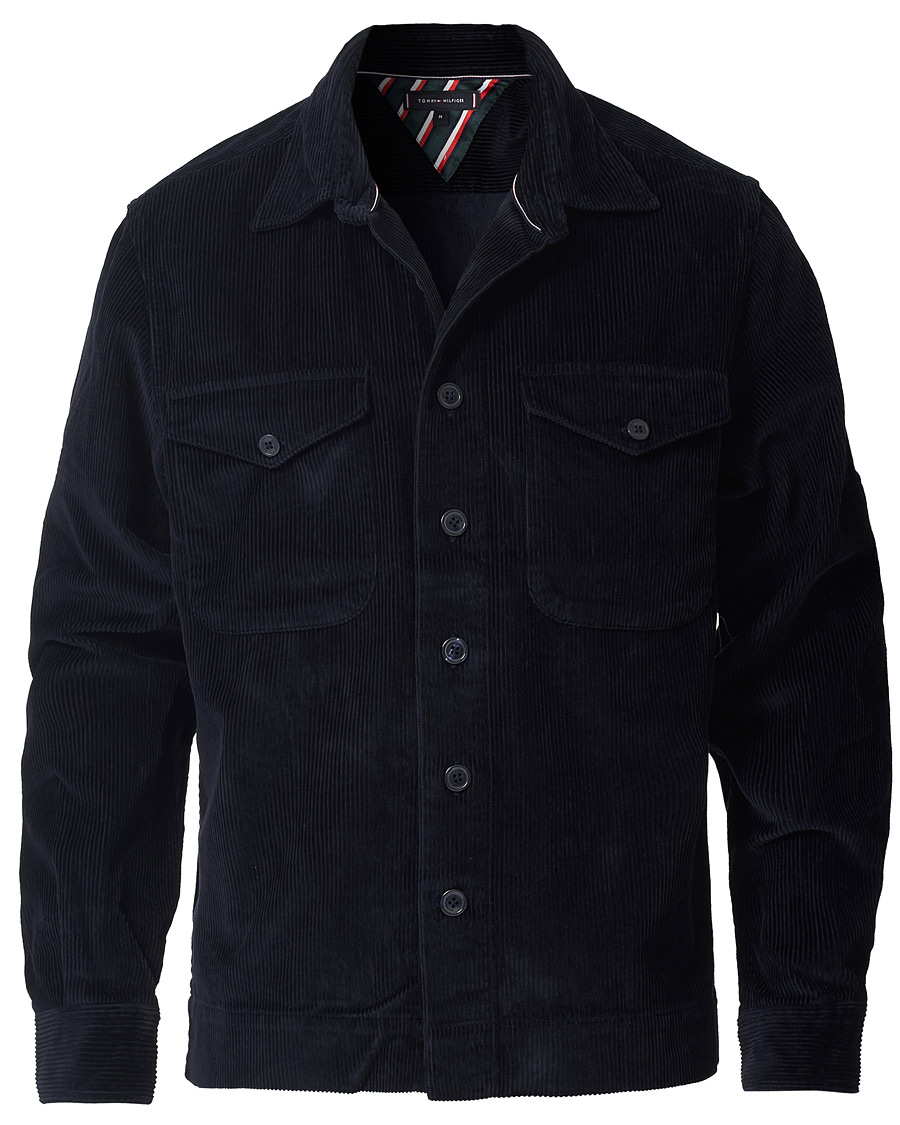 Herr | Skjortor | Tommy Hilfiger | Corduroy Overshirt Desert Sky