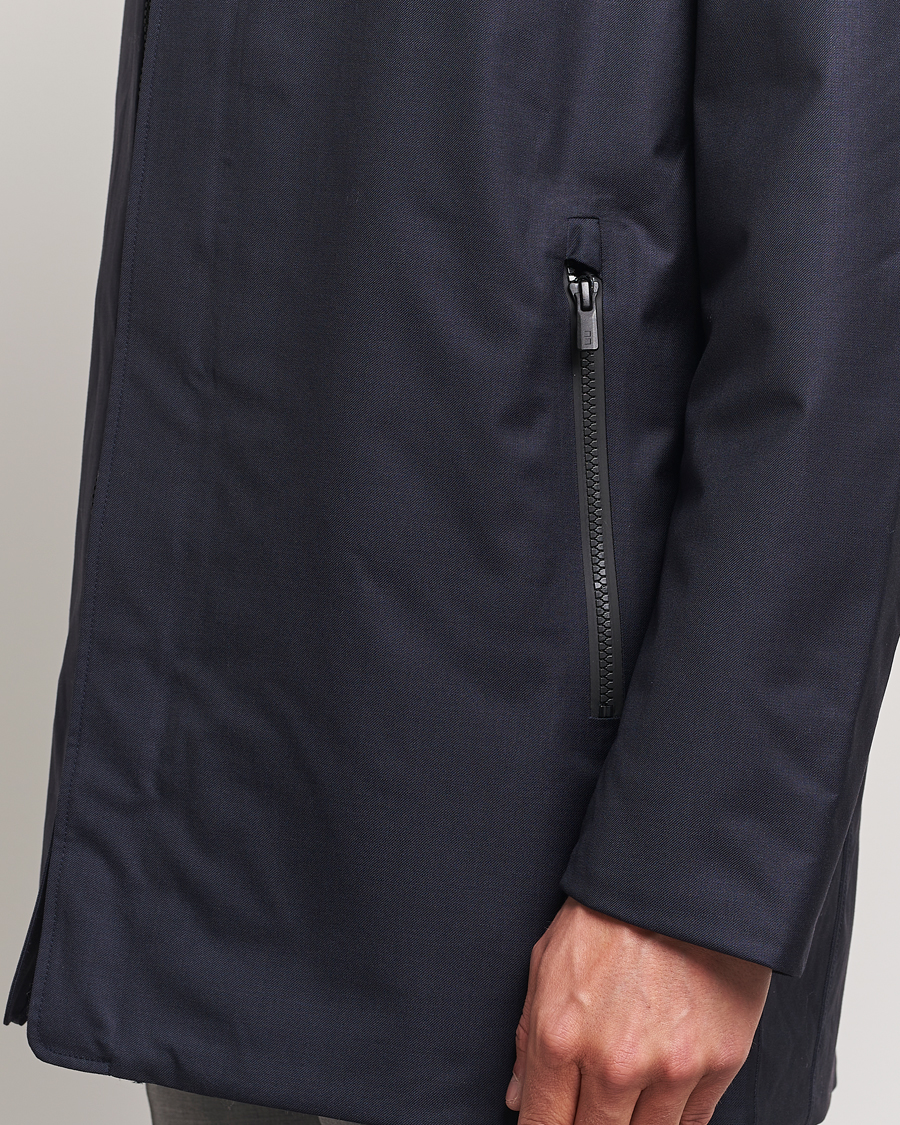 Herr | Jackor | UBR | Regulator Coat Savile Dark Navy Wool