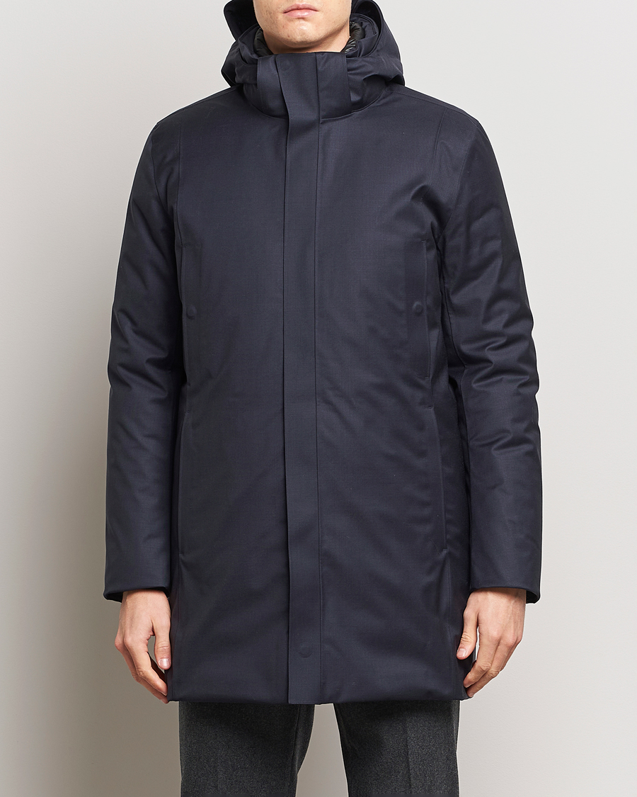 Herr | Business & Beyond | UBR | Redox Parka Savile X Dark Navy Wool