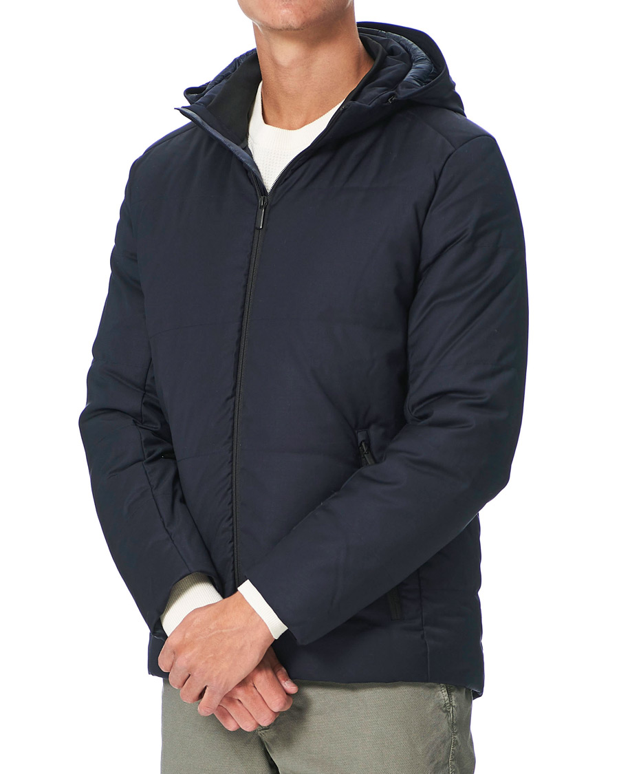 Herr | UBR | UBR | Oxygen Down Savile Jacket Dark Navy Wool