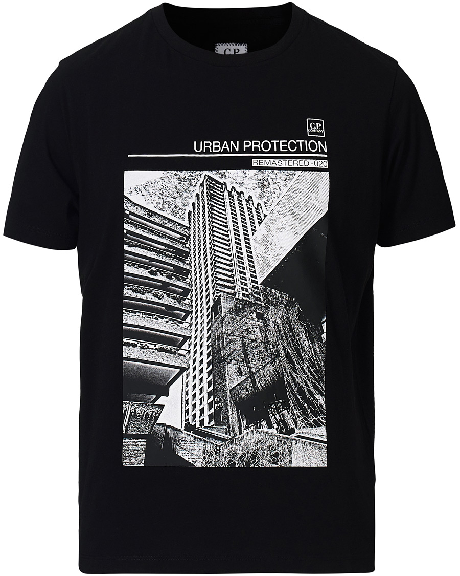 Herr | T-Shirts | C.P. Company | Urban Protection Logo Tee Black