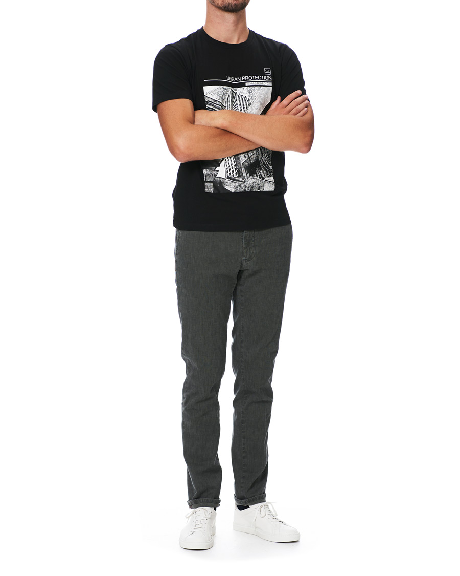 Herr | T-Shirts | C.P. Company | Urban Protection Logo Tee Black