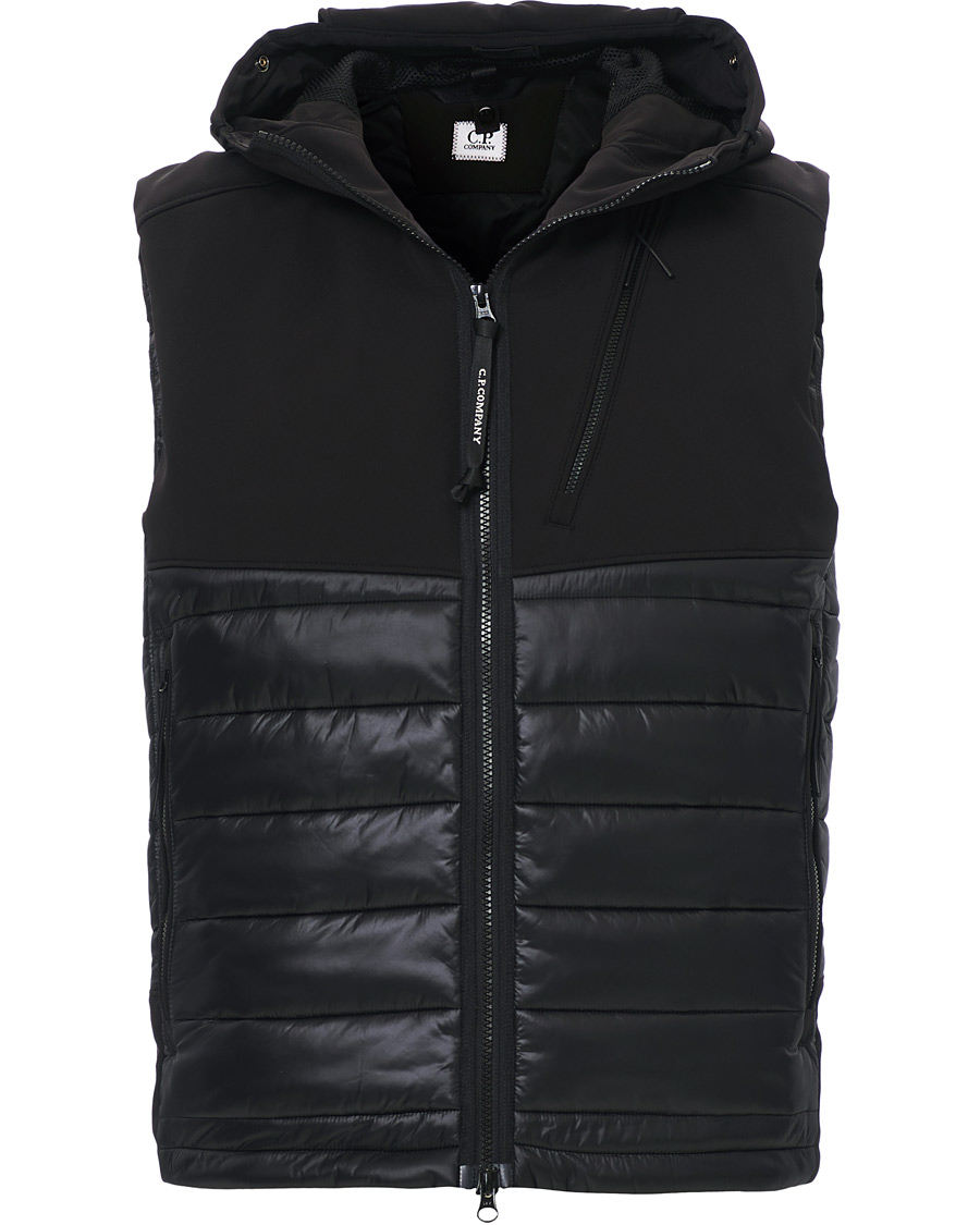 Herr | Jackor | C.P. Company | Padded Goggles Vest Black