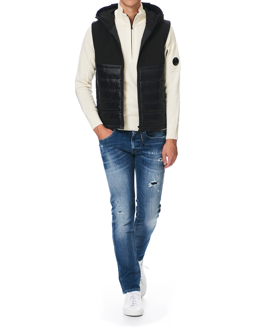 Herr | Jackor | C.P. Company | Padded Goggles Vest Black