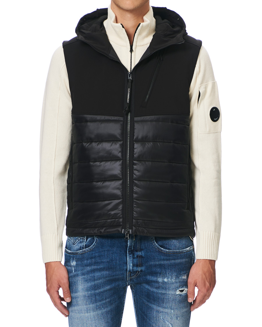 Herr | Jackor | C.P. Company | Padded Goggles Vest Black