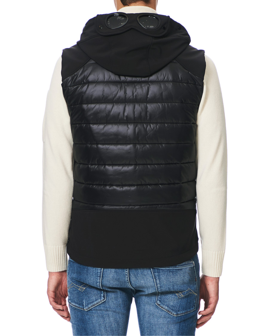 Herr | Jackor | C.P. Company | Padded Goggles Vest Black