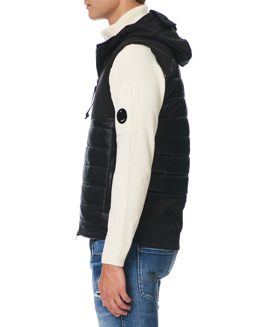 Herr | Jackor | C.P. Company | Padded Goggles Vest Black