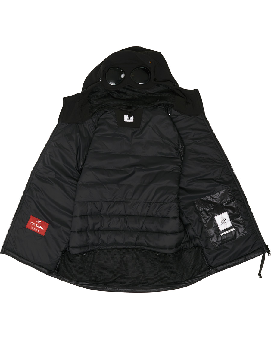 Herr | Jackor | C.P. Company | Padded Goggles Vest Black