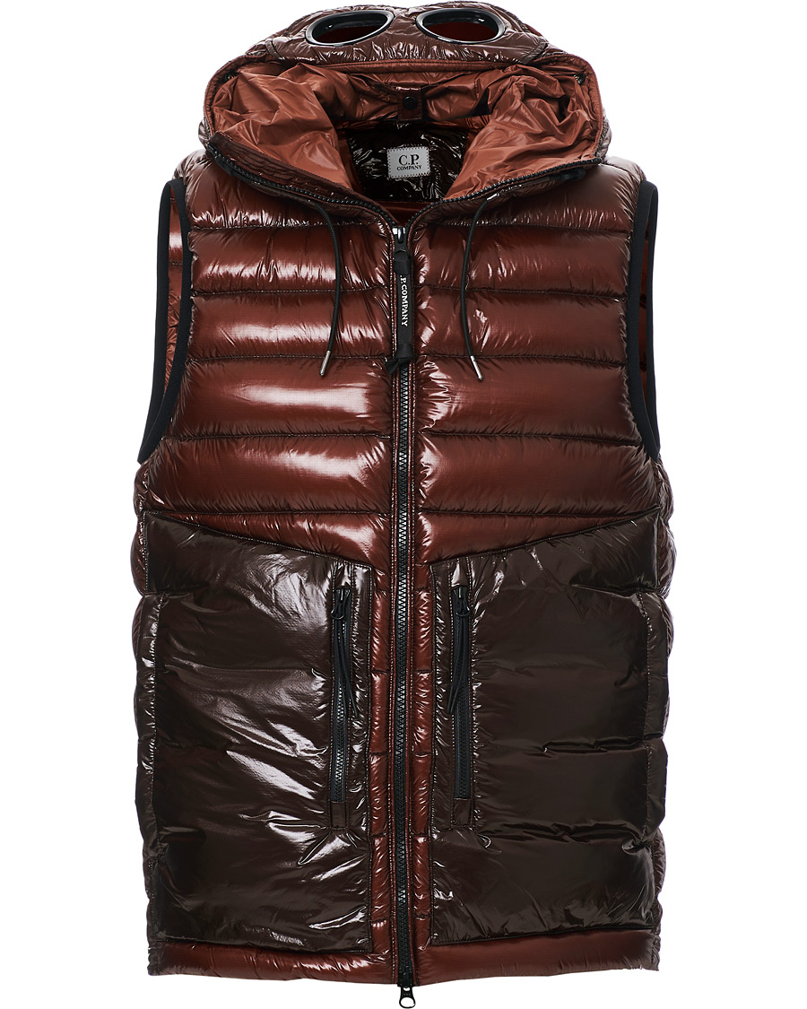 Herr | Jackor | C.P. Company | DD Shell Down Vest Cinnamon