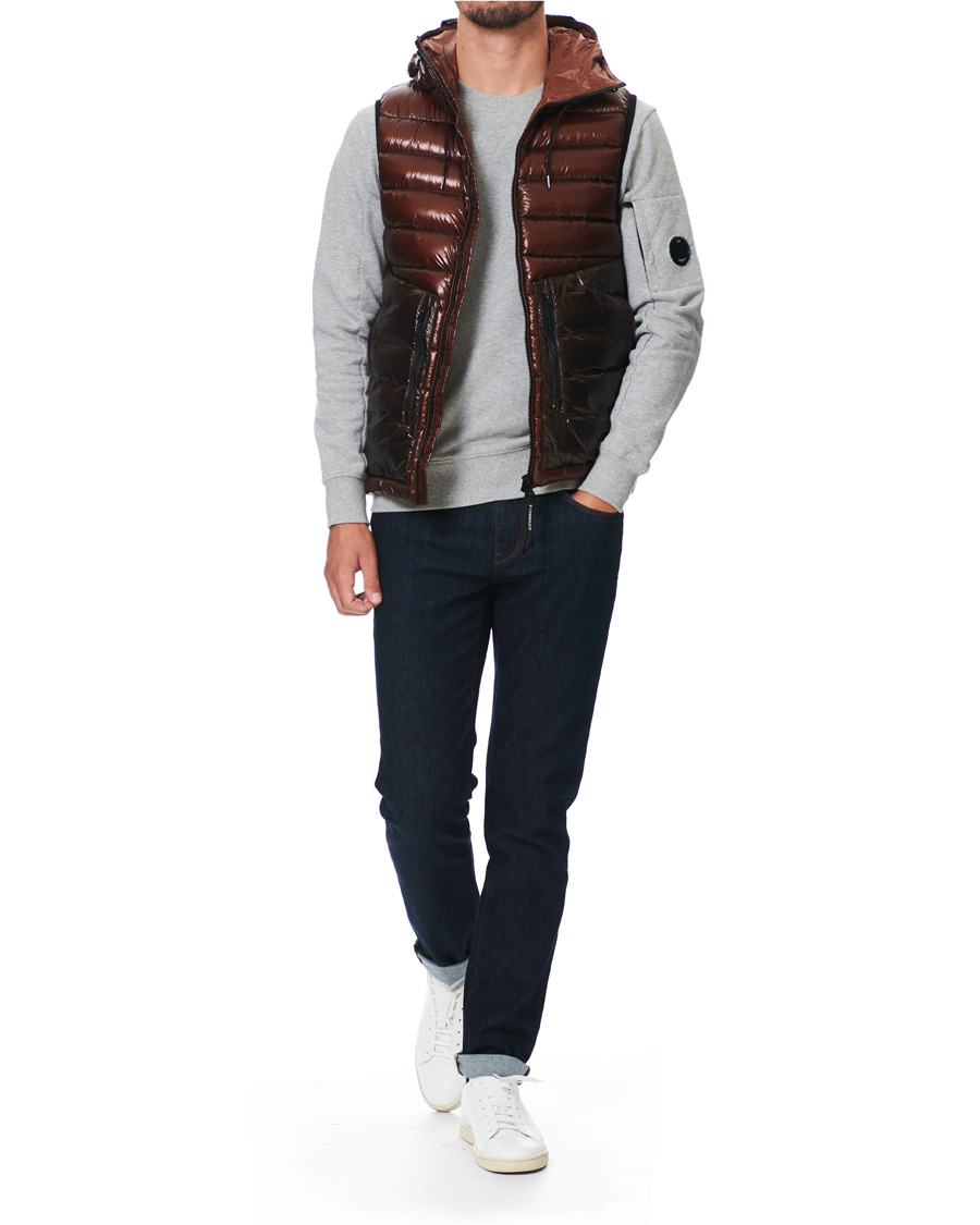 Herr | Jackor | C.P. Company | DD Shell Down Vest Cinnamon