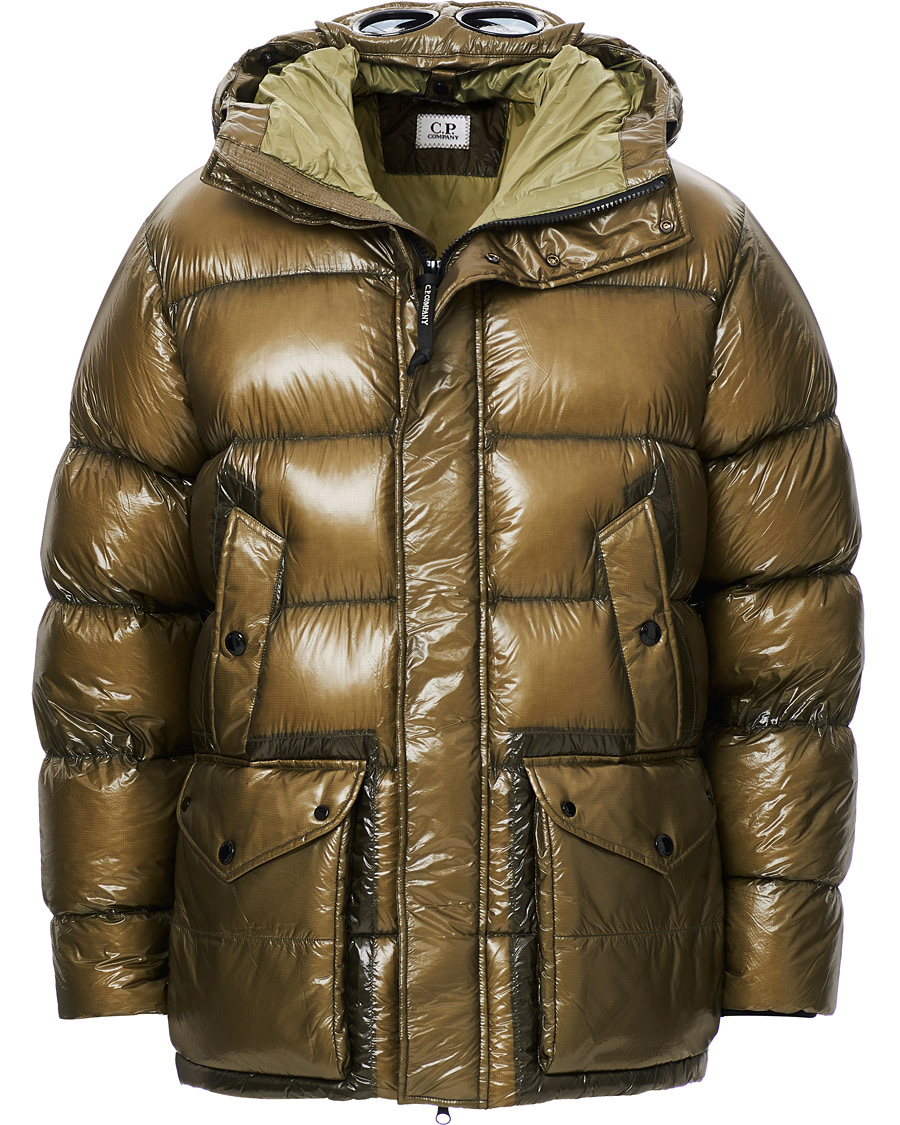 Herr | Jackor | C.P. Company | DD Shell Puffer Jacket Olive