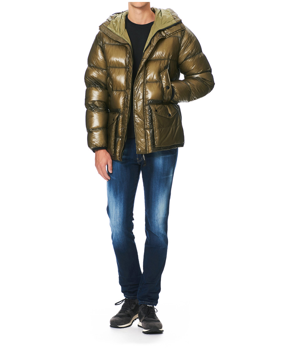 Herr | Jackor | C.P. Company | DD Shell Puffer Jacket Olive