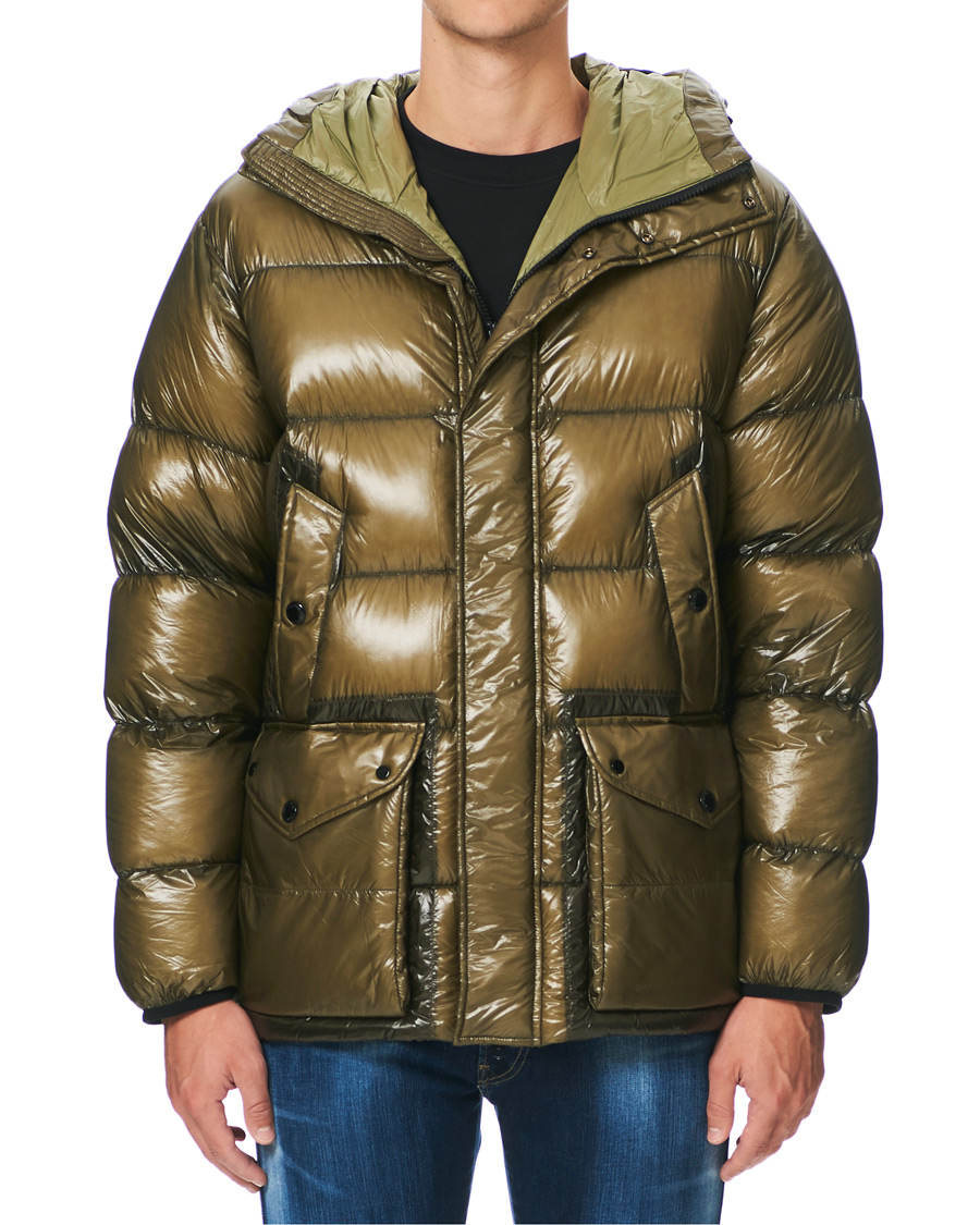 Herr | Jackor | C.P. Company | DD Shell Puffer Jacket Olive