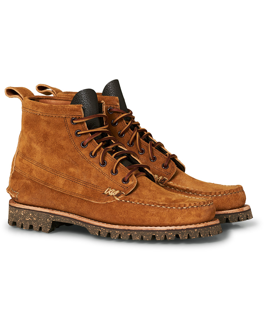 Herr | Yuketen Cortina Sole Angler Boots Khaki Suede | Yuketen | Cortina Sole Angler Boots Khaki Suede