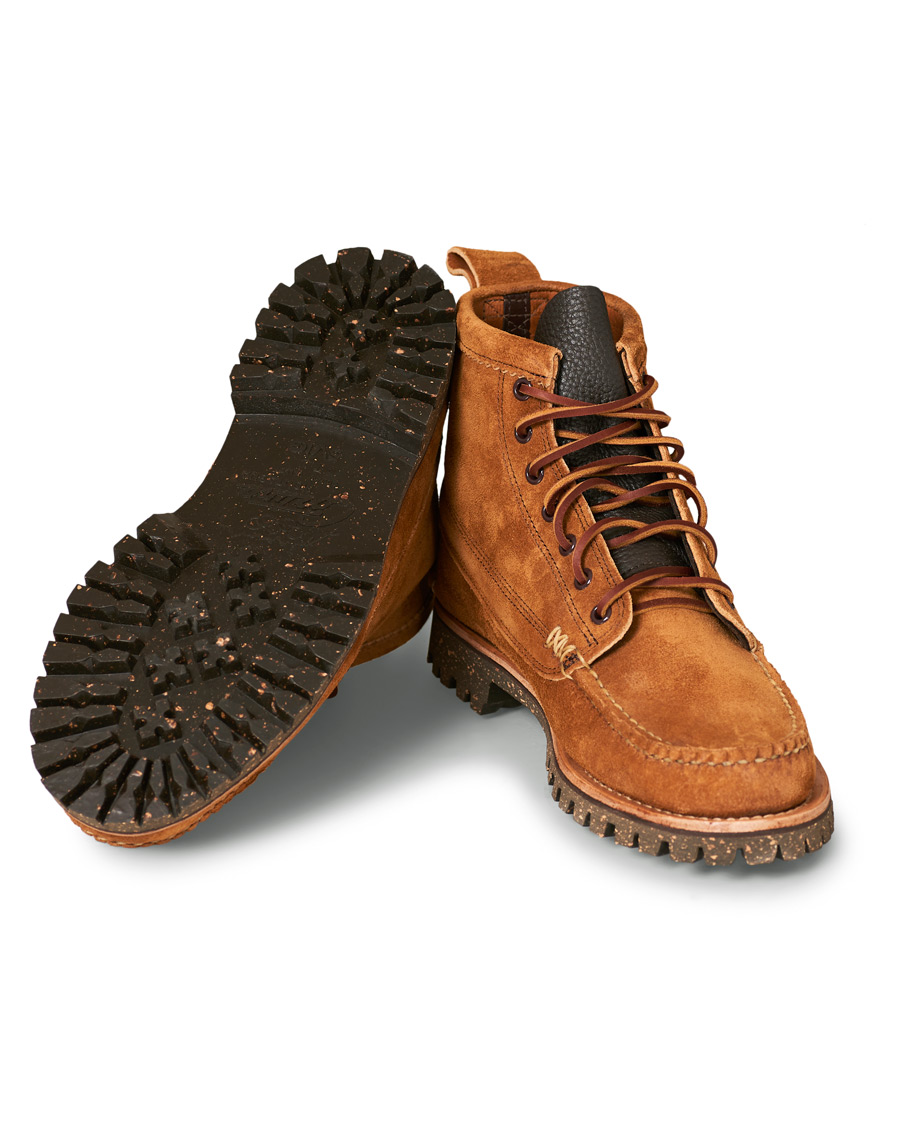 Herr | Yuketen Cortina Sole Angler Boots Khaki Suede | Yuketen | Cortina Sole Angler Boots Khaki Suede