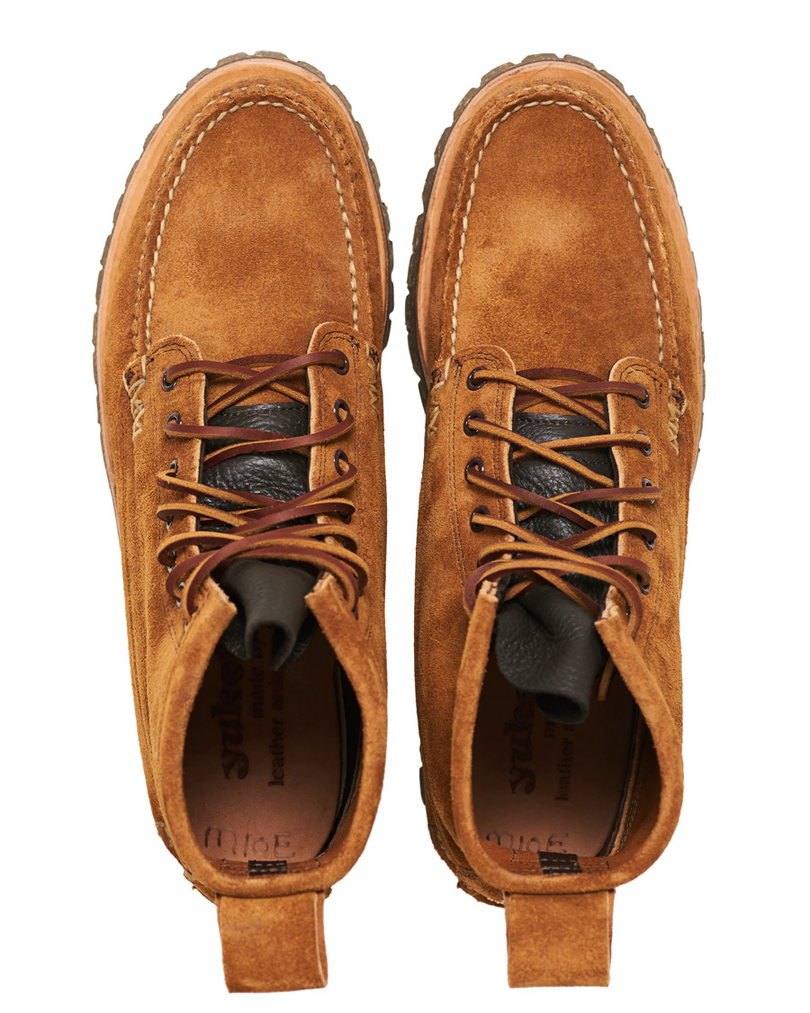 Herr | Yuketen Cortina Sole Angler Boots Khaki Suede | Yuketen | Cortina Sole Angler Boots Khaki Suede